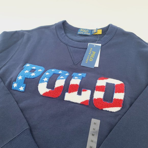 Polo Ralph Lauren Americana Crew Neck Pullover - Picture 2 of 8